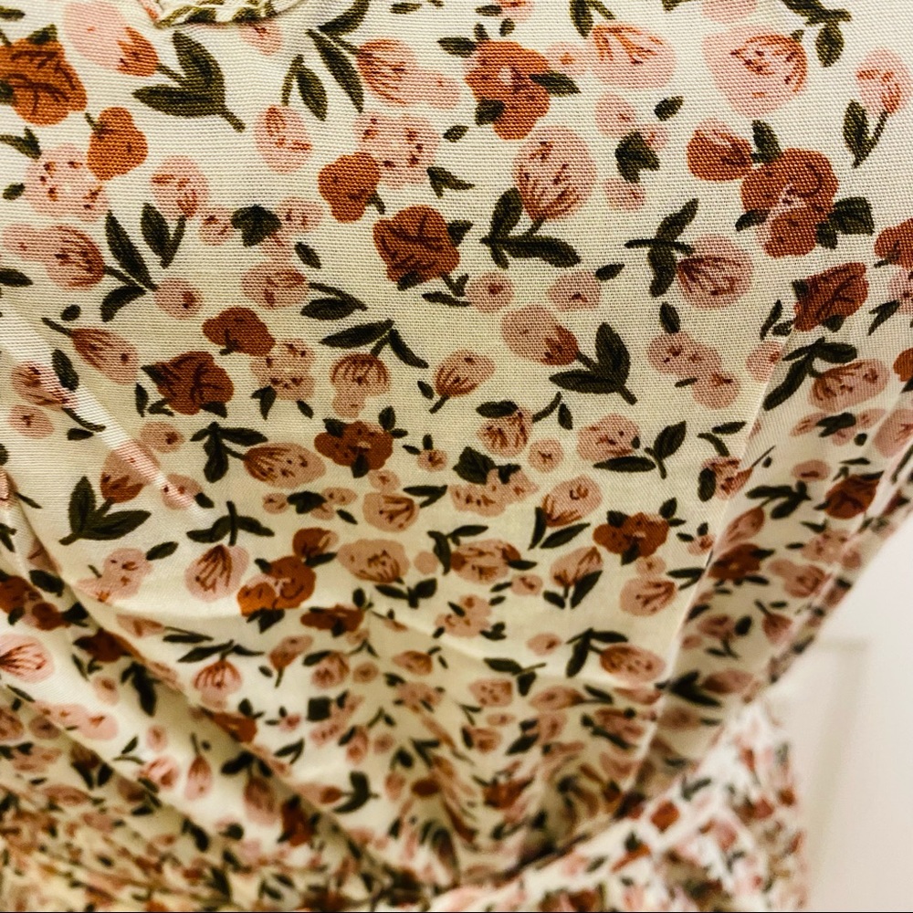 Floral Cami Dress w/ Wrap Belt - Picture 2 of 9